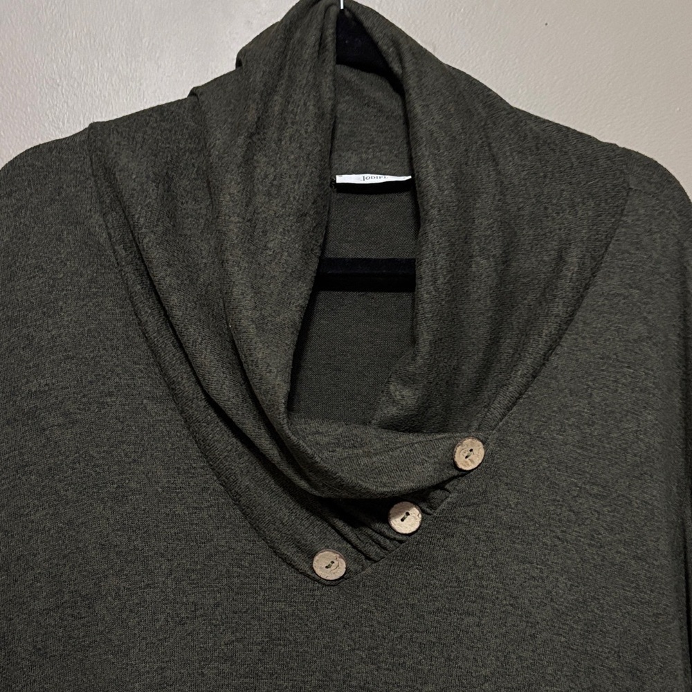 JODIFL Dark Green Knit Top - Picture 3 of 4